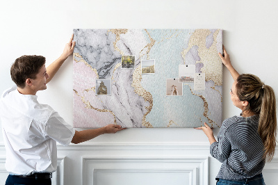 Cork display board Marble