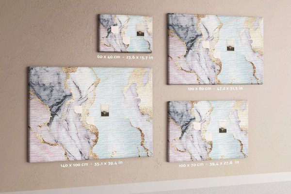 Cork display board Marble