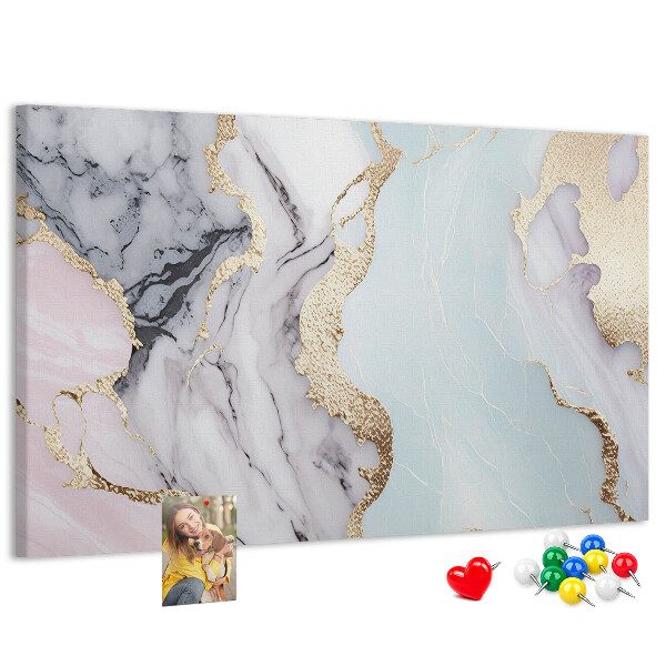 Cork display board Marble