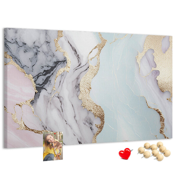 Cork display board Marble
