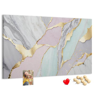 Cork memo board Marble pattern
