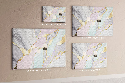 Cork memo board Marble pattern