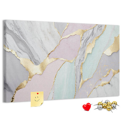 Cork memo board Marble pattern