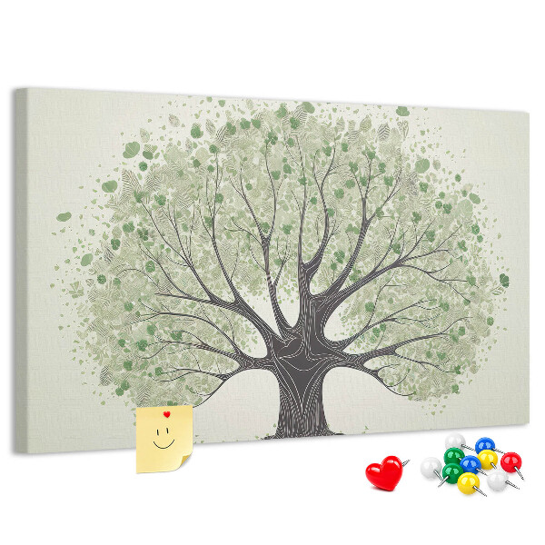 Cork display board Large tree nature