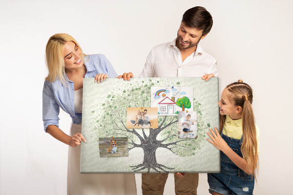 Cork display board Large tree nature
