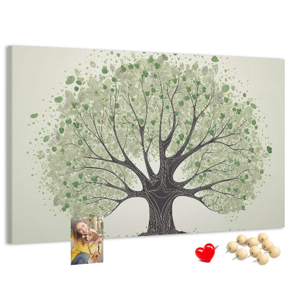 Cork display board Large tree nature