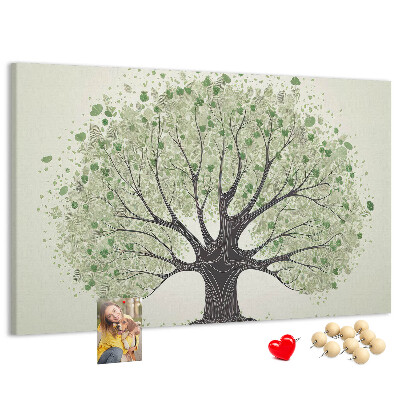 Cork display board Large tree nature