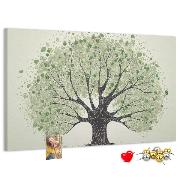 Cork display board Large tree nature