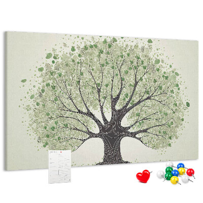 Cork display board Large tree nature