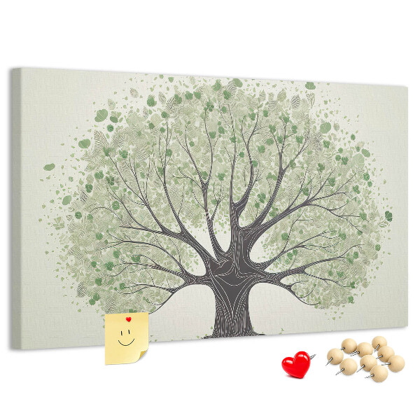 Cork display board Large tree nature