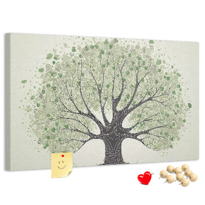 Cork display board Large tree nature