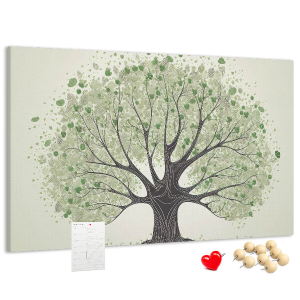 Cork display board Large tree nature