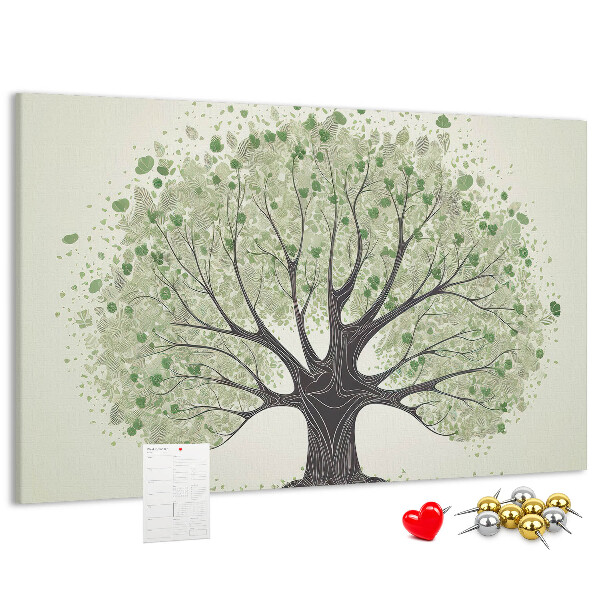 Cork display board Large tree nature