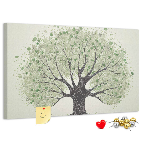 Cork display board Large tree nature