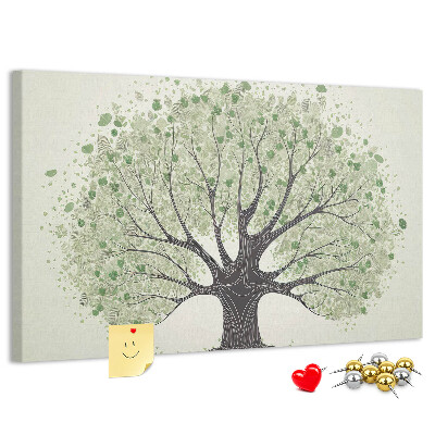 Cork display board Large tree nature