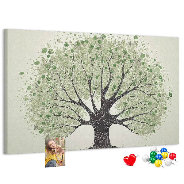 Cork display board Large tree nature