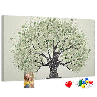 Cork display board Large tree nature