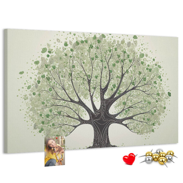 Cork display board Large tree nature