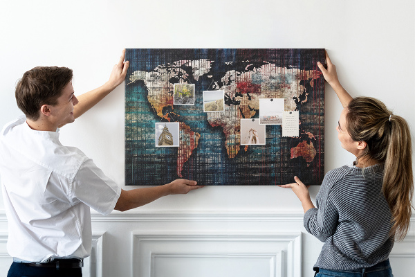 Cork board Linear map