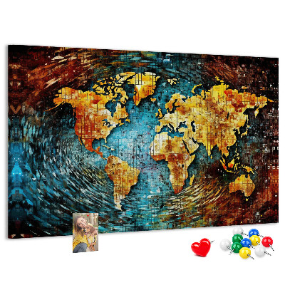 Cork display board Chaos world