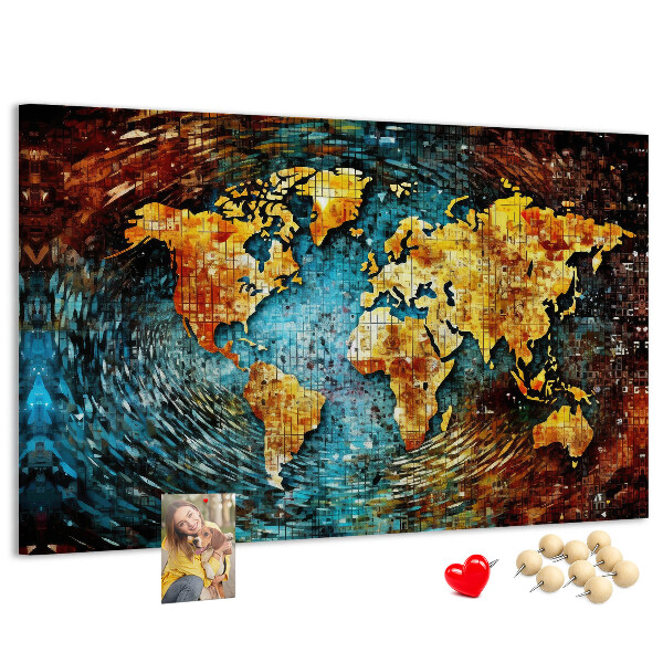 Cork display board Chaos world