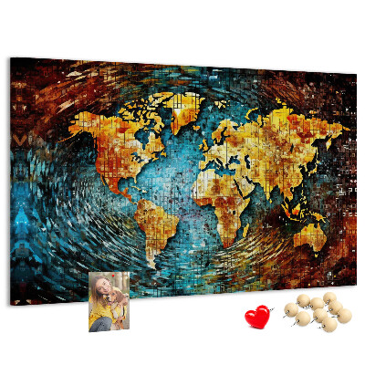 Cork display board Chaos world