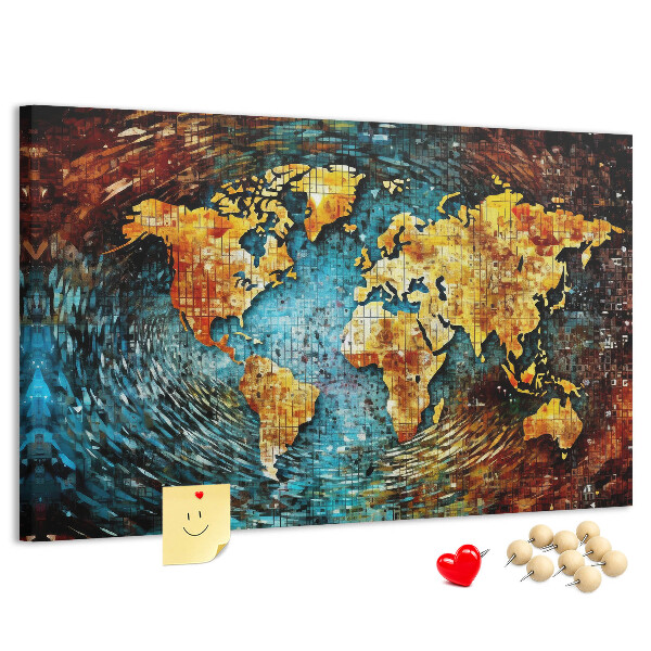 Cork display board Chaos world