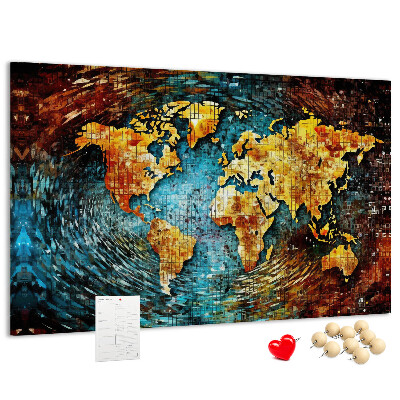 Cork display board Chaos world
