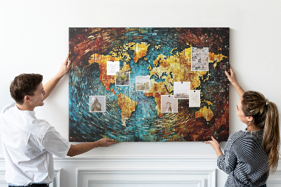 Cork display board Chaos world