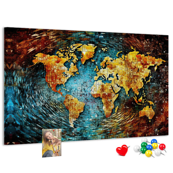 Cork display board Chaos world