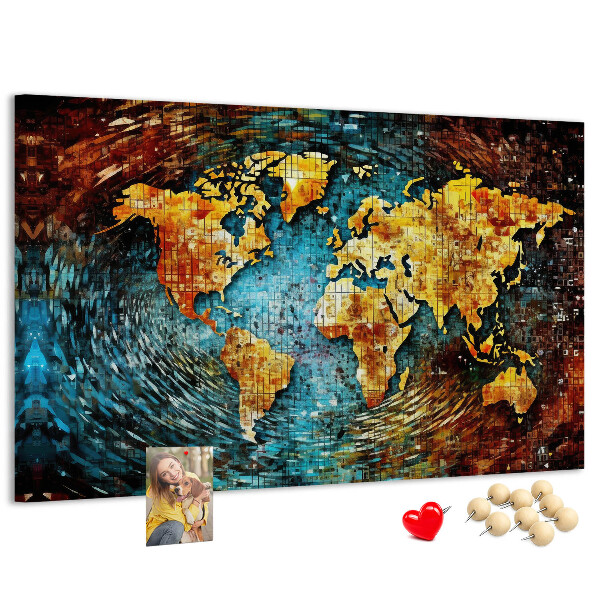 Cork display board Chaos world