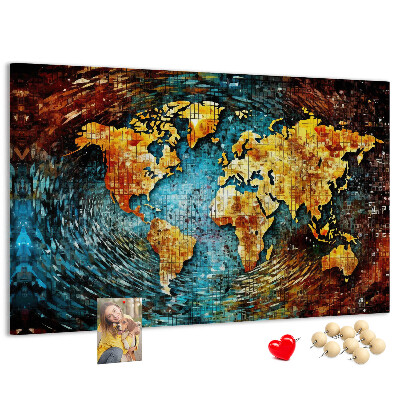 Cork display board Chaos world
