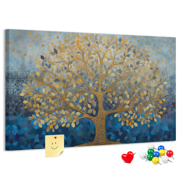 Cork memo board Abstract tree