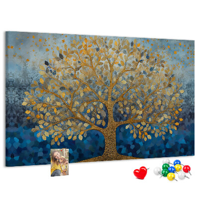 Cork memo board Abstract tree