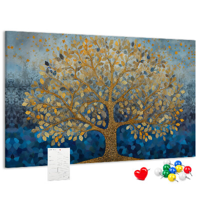 Cork memo board Abstract tree