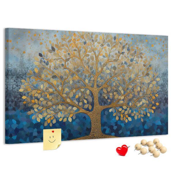 Cork memo board Abstract tree