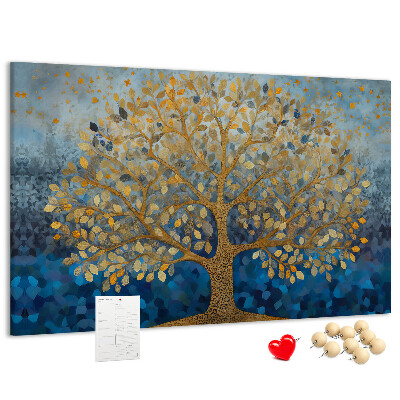 Cork memo board Abstract tree