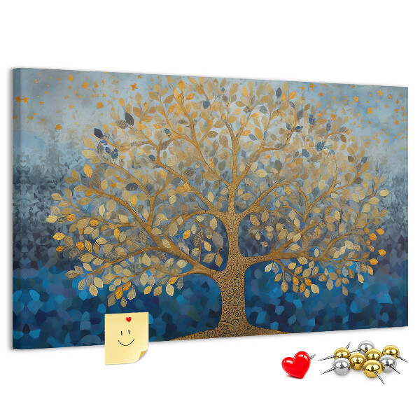 Cork memo board Abstract tree