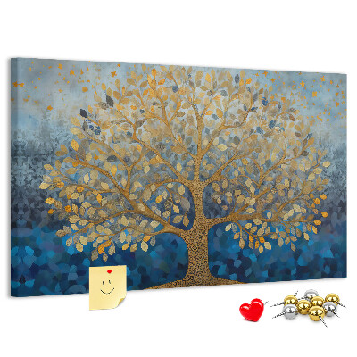 Cork memo board Abstract tree