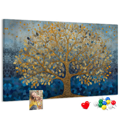 Cork memo board Abstract tree