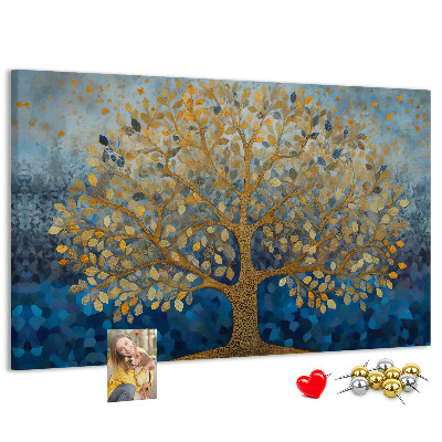 Cork memo board Abstract tree