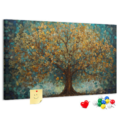 Cork board Mosaic tree
