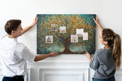 Cork board Mosaic tree