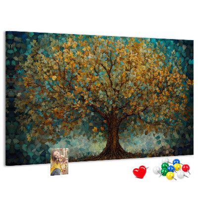 Cork board Mosaic tree