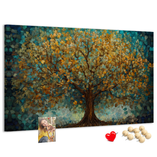 Cork board Mosaic tree