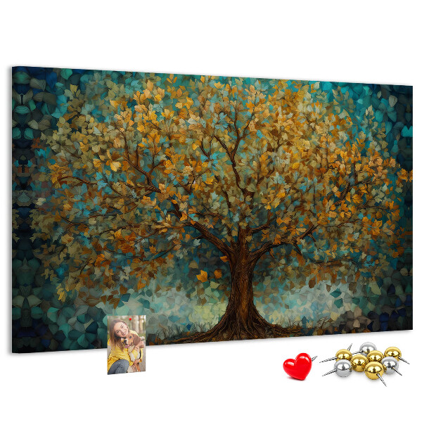 Cork board Mosaic tree