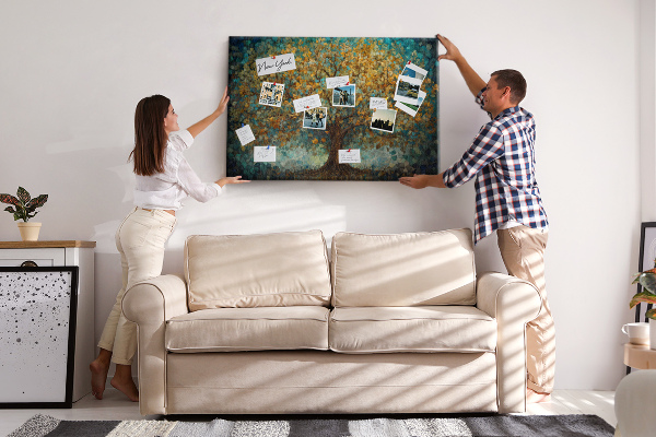 Cork board Mosaic tree