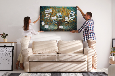 Cork board Mosaic tree
