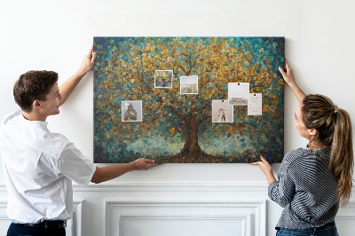 Cork board Mosaic tree