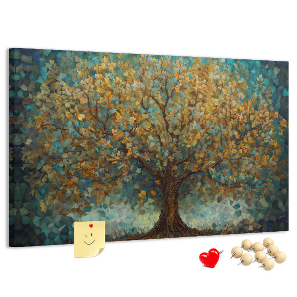Cork board Mosaic tree